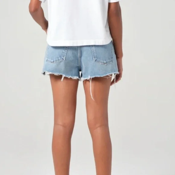Women's Denim Agolde Parker Shorts - Picture 2 of 7